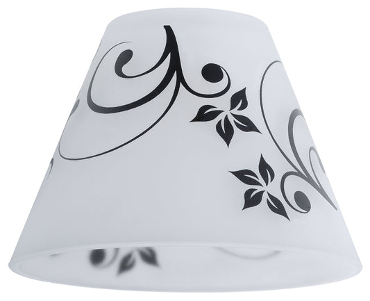 Paulmann DecoSystems Schirm Kegi max.50W Weiß/Schwarz flower