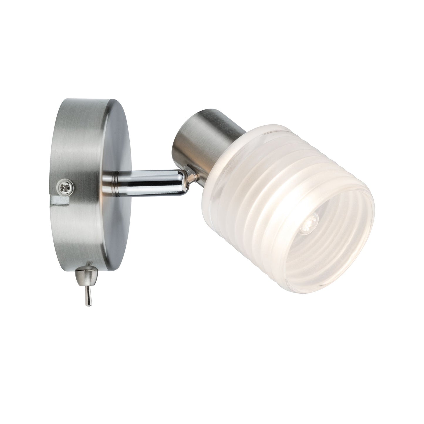 Paulmann Spotlight Helix 1x2,2W G9 Nickel gebürstet 230V Metall/Glas