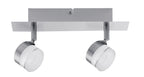 Paulmann Spotlight Slice LED 2x4,3W Eisen gebürstet 230V Metall