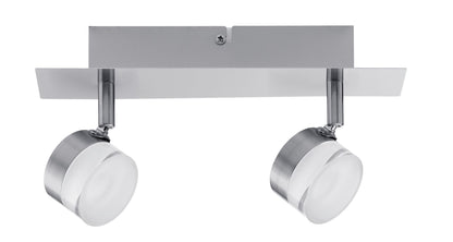 Paulmann Spotlight Slice LED 2x4,3W Eisen gebürstet 230V Metall