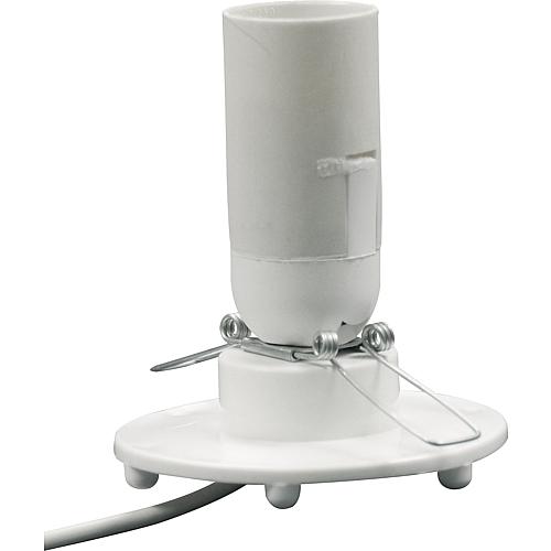 Lampensockel E14 weiß 1,5m, mit Schalter 3626.1500.0500.0024