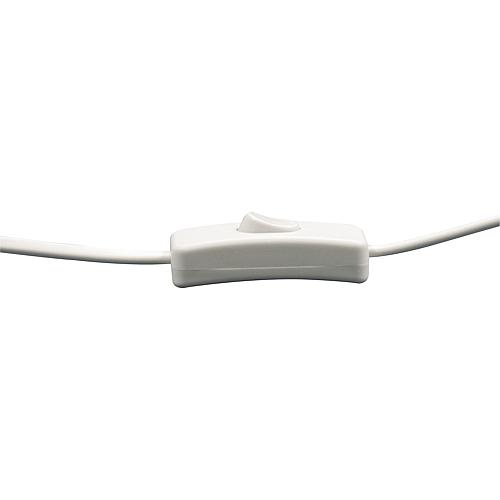 Lampensockel E14 weiß 1,5m, mit Schalter 3626.1500.0500.0024