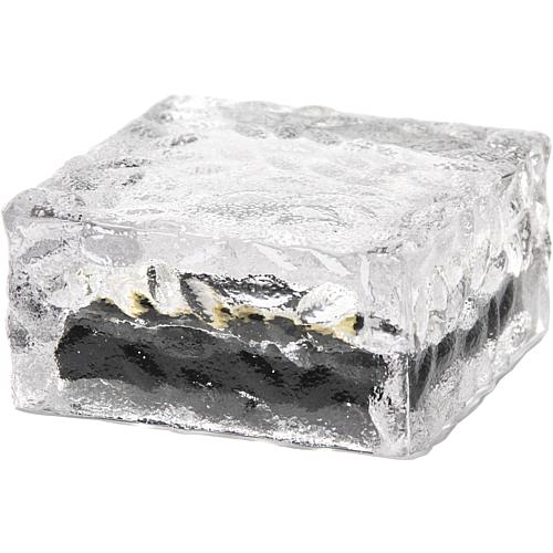 EGB Solar-Glasstein 100x100mm, 4 LED´s hellweiß
