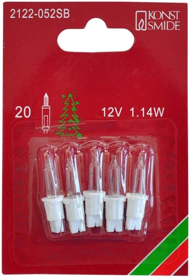 5x Ersatzlämpchen 12V weiß/klar 2122-052SB