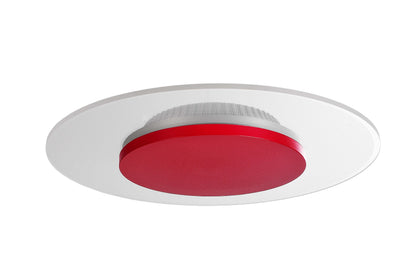 Deko-Light Zaniah 12W, Cover Rubin Rot 12W Weiß