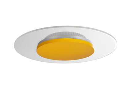 Deko-Light Zaniah 12W, Cover Safran Gelb 12W Weiß