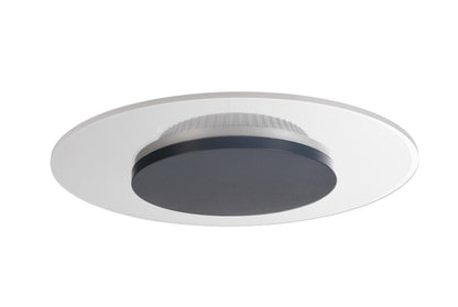 Deko-Light Zaniah 12W, Cover Basalt Grau 12W Weiß