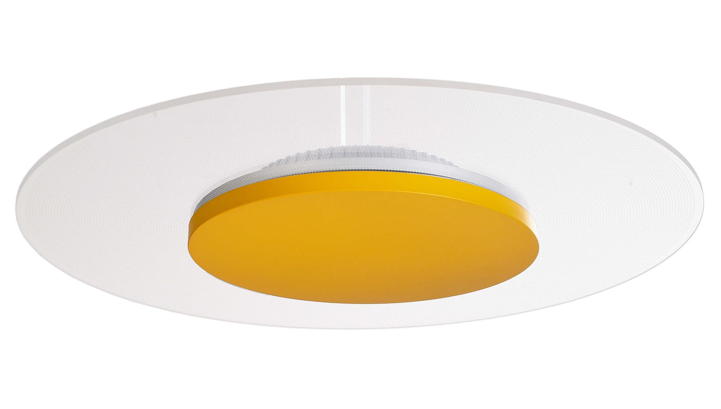 Deko-Light Zaniah 18W, Cover Safran Gelb 18W Weiß