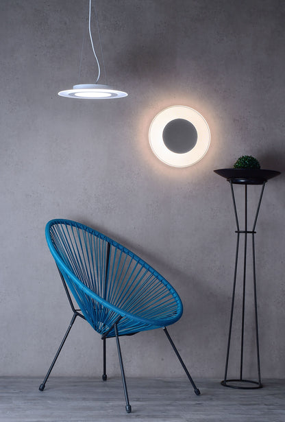 Deko-Light Zaniah 18W, Cover Basalt Grau 18W Weiß