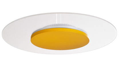 Deko-Light Zaniah 24W, Cover Safran Gelb 24W Weiß