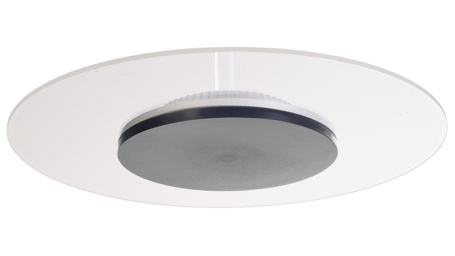Deko-Light Zaniah 24W, Cover Basalt Grau 24W Weiß