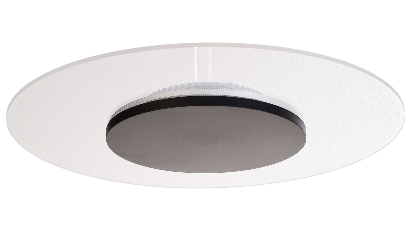 Deko-Light Zaniah 24W, Cover Schwarz 24W Weiß