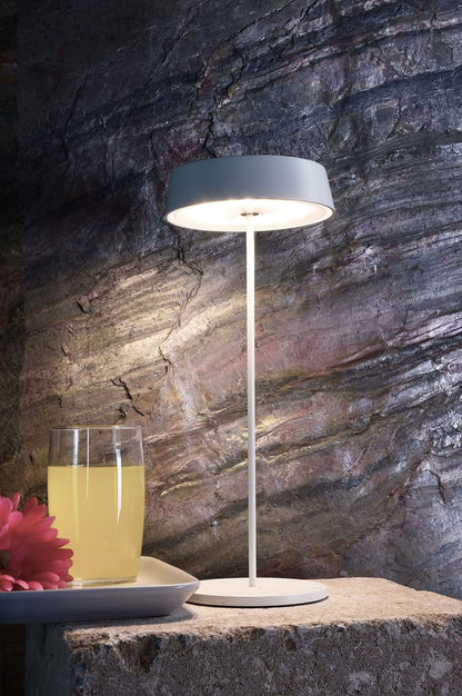 Deko-Light Miram Standfuß + Kopf Weiß Bundle 2,2W Weiß