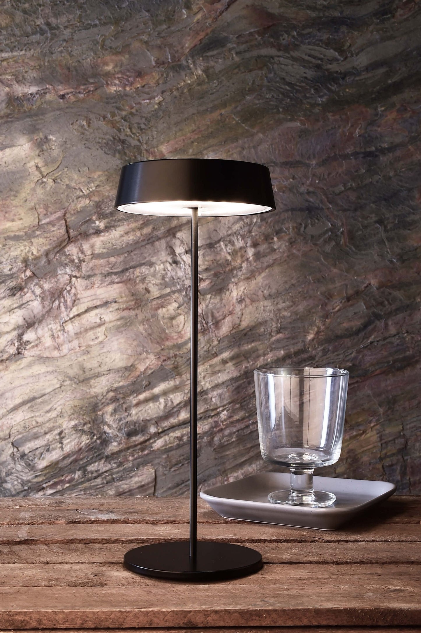 Deko-Light Miram Standfuß + Kopf Schwarz Bundle 2,2W Schwarz