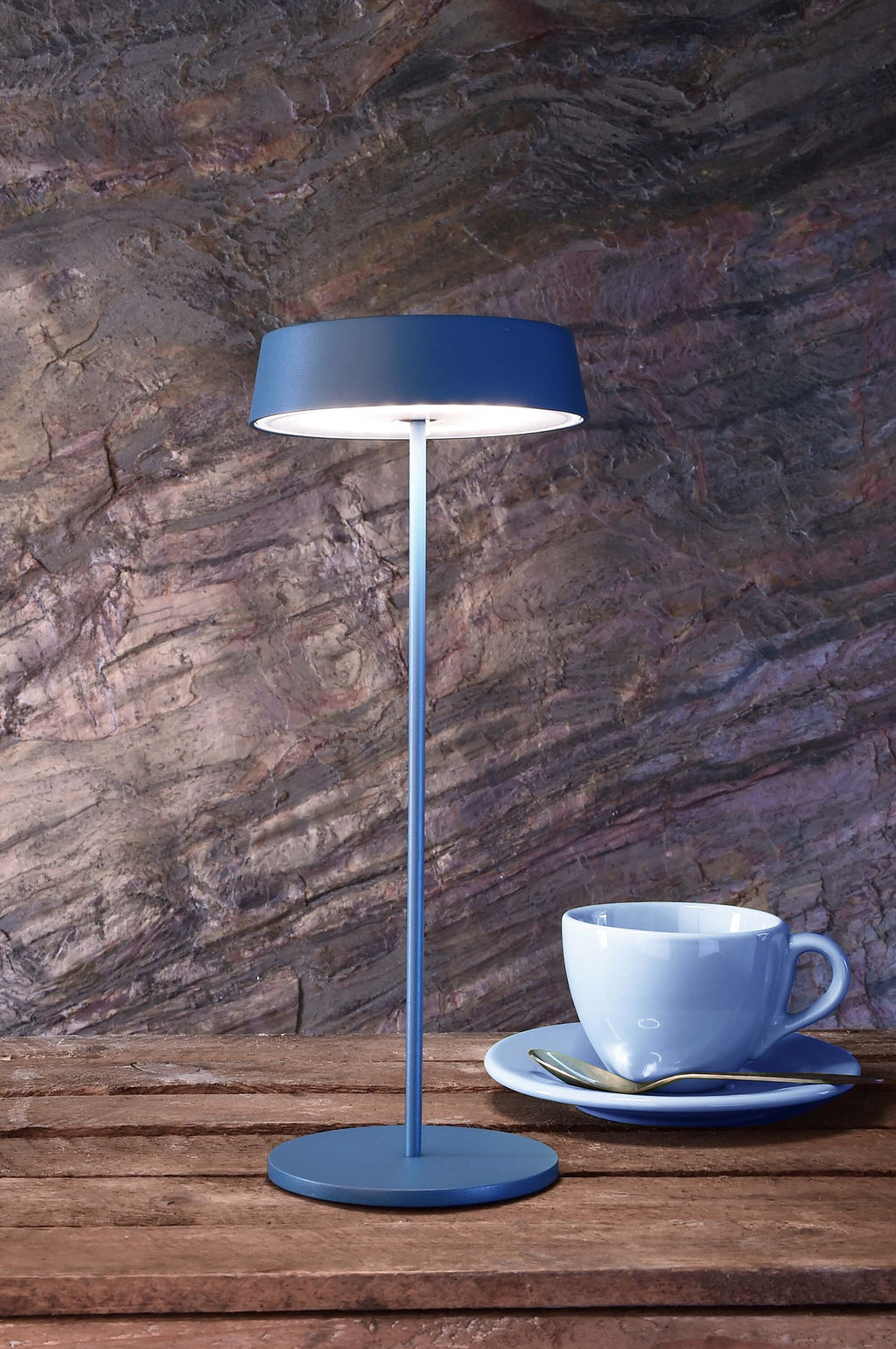 Deko-Light Miram Standfuß + Kopf Blau Bundle 2,2W Blau