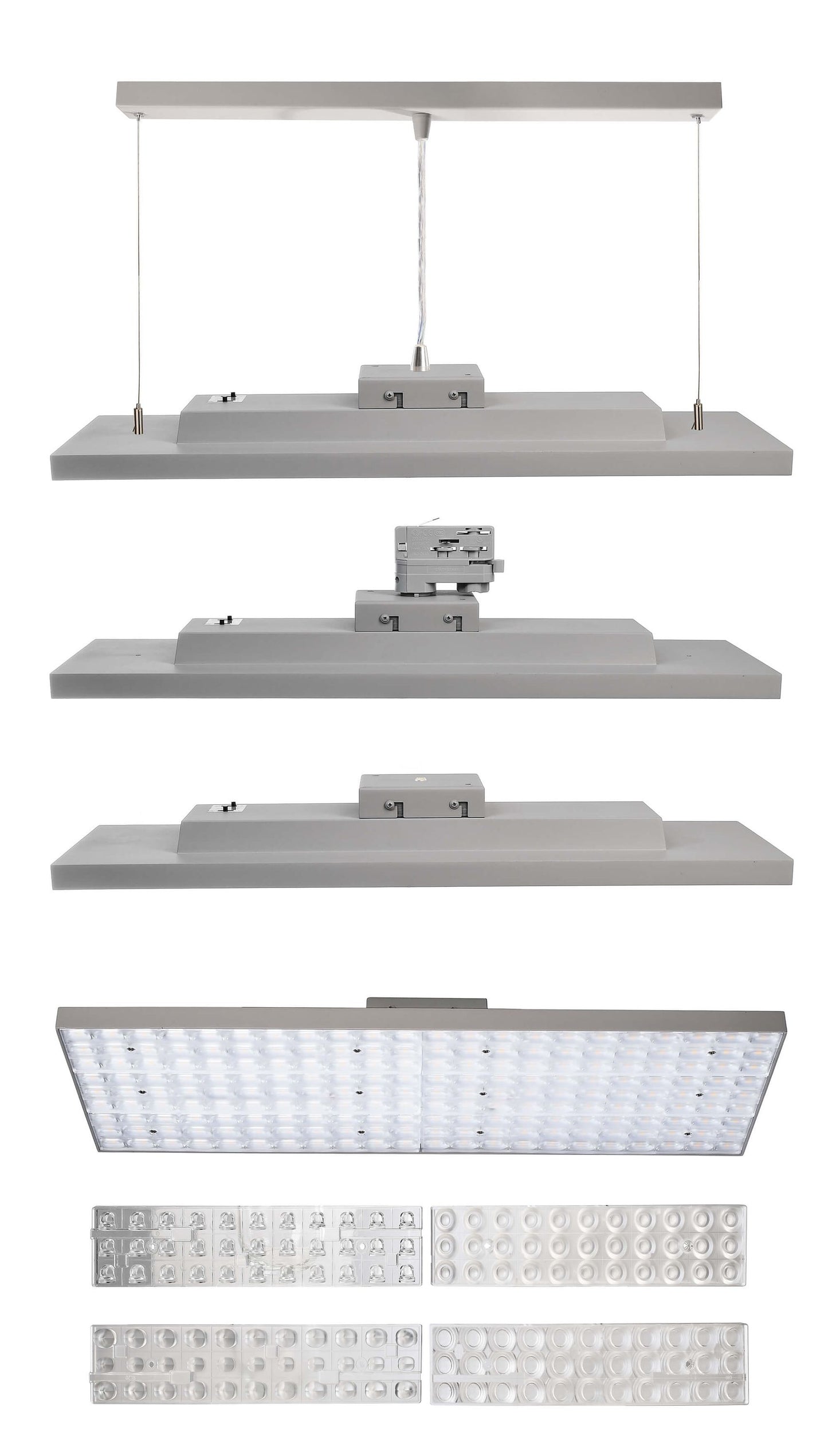 Deko-Light Draconis 72W Weißaluminium RAL 9006