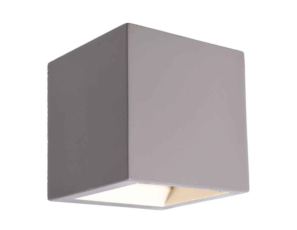 Deko-Light Mini Cube Grau 4W Weiß