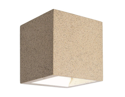 Deko-Light Mini Cube Beige Granit 4W Weiß