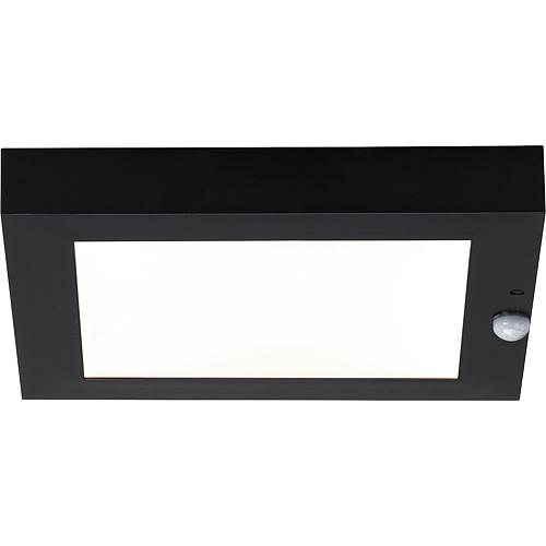 Paulmann Outdoor Panel 30x30 cm IP44 9W 230V Anthrazit Hausnummer mit Bewegungsmelder