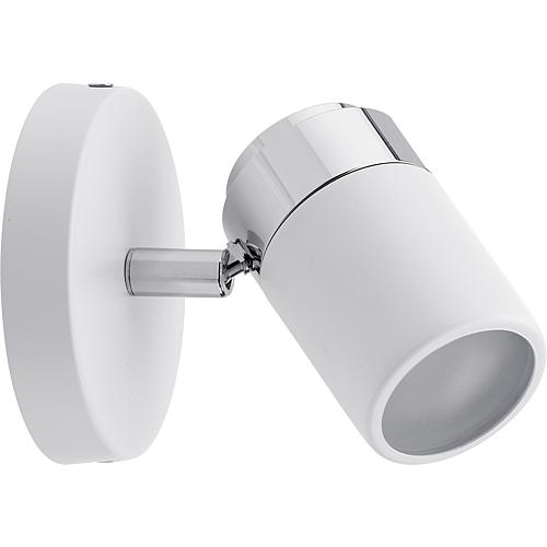 Paulmann Spotlight Zyli IP44 max 1x10W GU10 Weiß/Chrom 230V Metall