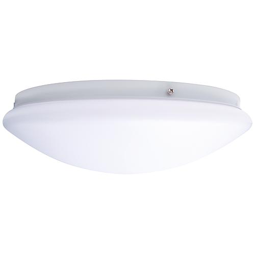 EGB LED RGB+WW-Kunststoffleuchte IP44 D330mm 18W 1350lm bei 3000K, mit IR-Fernbedienung