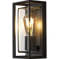 Wandleuchte Brindisi schwarz IP54 mit BWM 7885-750