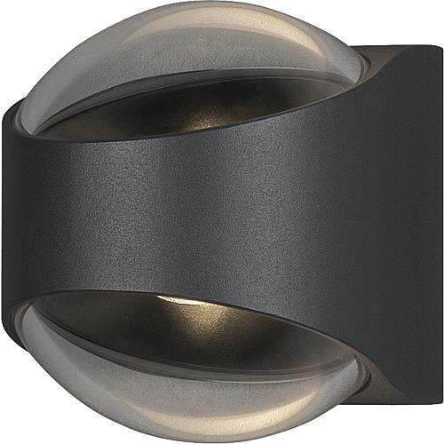LED-Wandleuchte Bitonto anthrazit IP54 7884-370