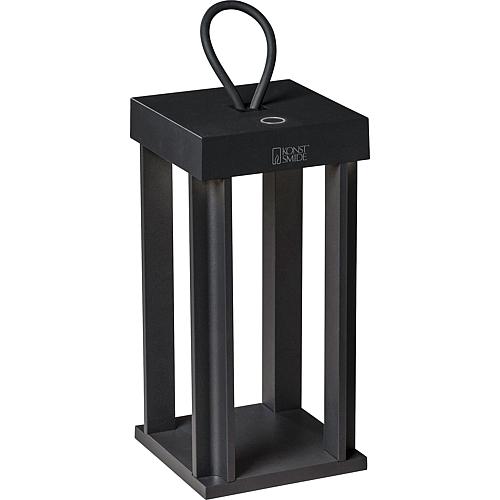 LED-Akku-Laterne IP54 Cannes schwarz 7819-750