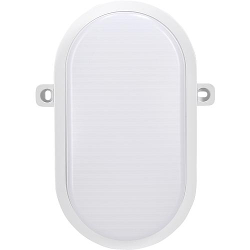EGB LED Ovalarmatur IP65 4-9W + CCT, weiß