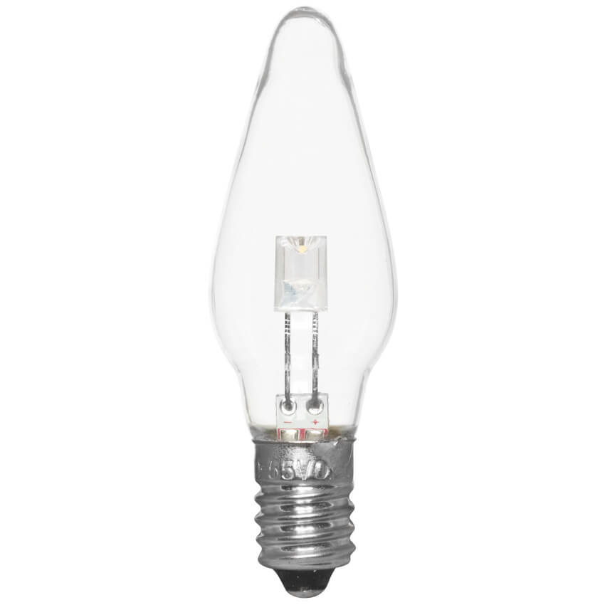STAR TRADING LED-Filament-Lampe,  3er-Set, klar, E10/10-55V/0,2W, 4 lm, 2100K