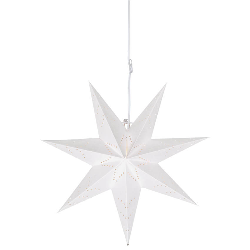 STAR TRADING Weihnachts-Hängestern,  SENSY, 1 x E14/25W