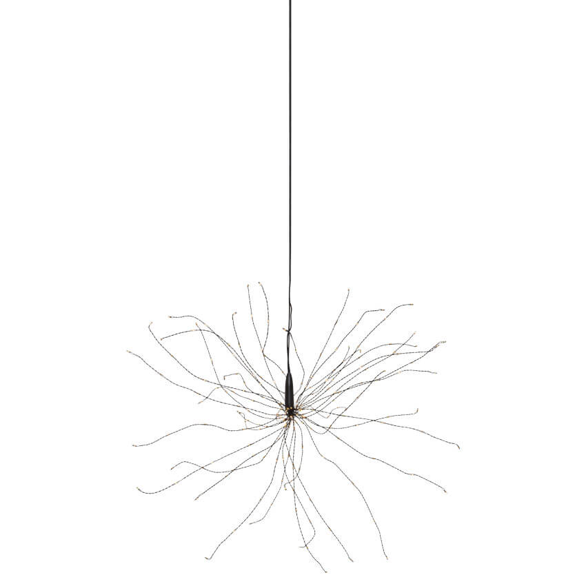 STAR TRADING LED-Hängestern, FIREWORK, warmweiße LEDs