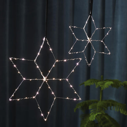 Fensterbild, 54 warmweiße LEDs, LOLLY