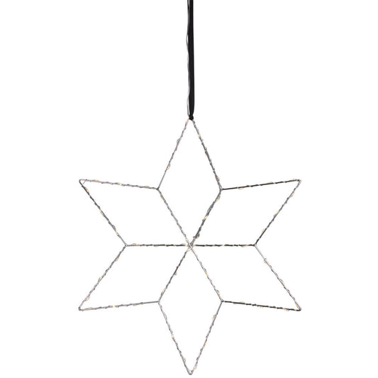 Fensterbild, 54 warmweiße LEDs, LOLLY