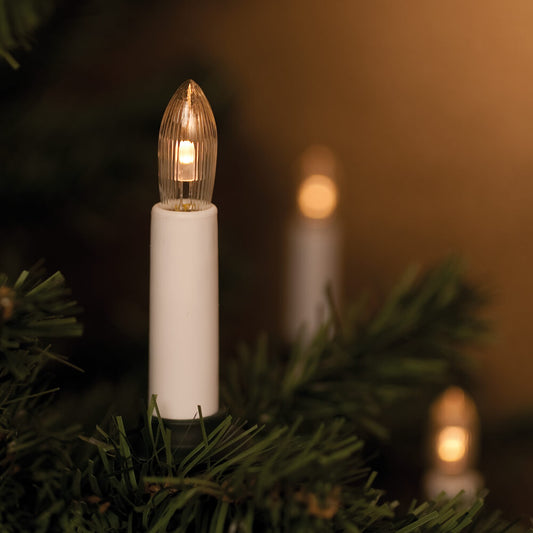 STAR TRADING LED-Weihnachtsbaumkette, klar/weiß, E10