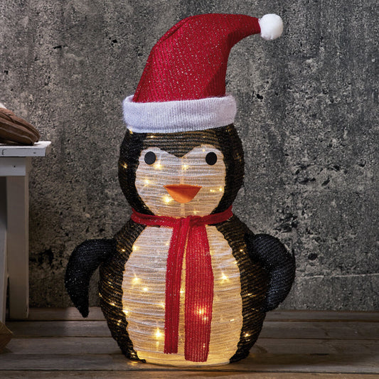 STAR TRADING Pinguin, TECIDY, 45 warmweiße LEDs