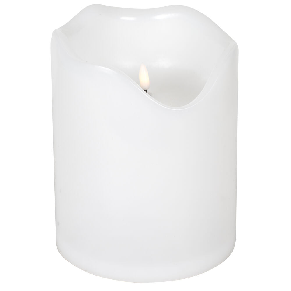 STAR TRADING LED-Kerze, FLAMME GRAND, 2 warmweiße LEDs