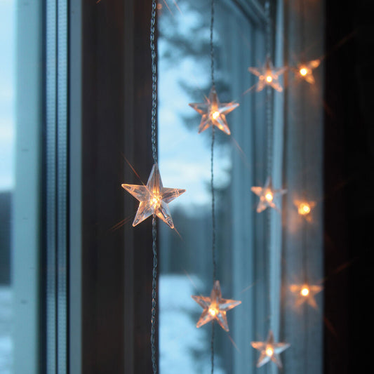 STAR TRADING LED-Sternenlichtervorhang, 20 LEDs