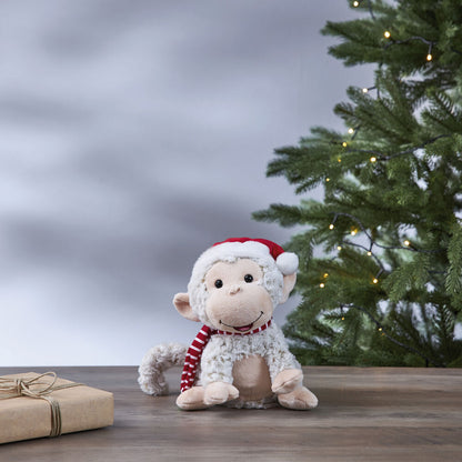 STAR TRADING Weihnachtsfigur, Affe mit Bewegungen und Musik