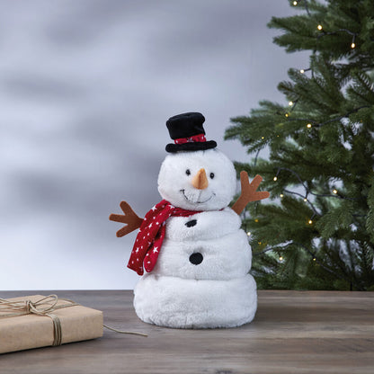 STAR TRADING Schneemann, mit Bewegungen und Musik, 6 warmweiße LEDs