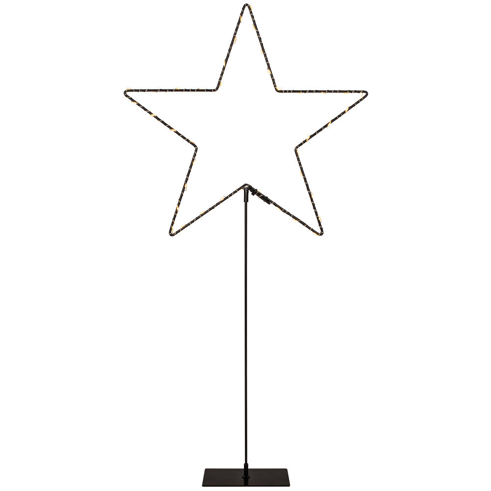 STAR TRADING LED-Standstern, MIRA, warmweiße LEDs