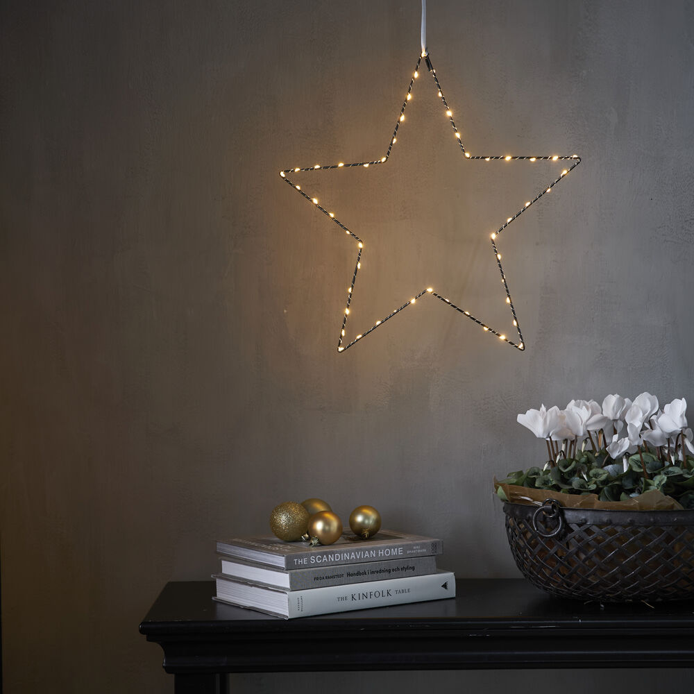 STAR TRADING LED-Weihnachtsstern, MIRA, warmweiße LEDs