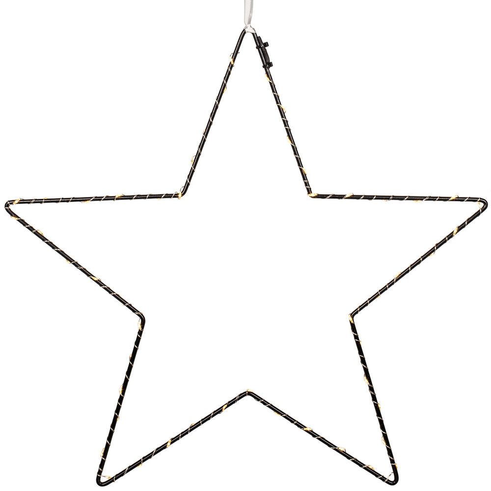 STAR TRADING LED-Weihnachtsstern, MIRA, warmweiße LEDs