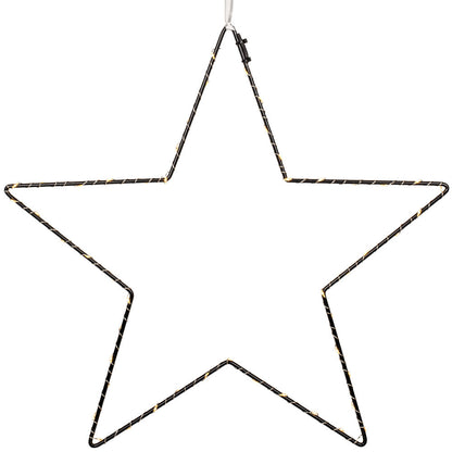 STAR TRADING LED-Weihnachtsstern, MIRA, warmweiße LEDs
