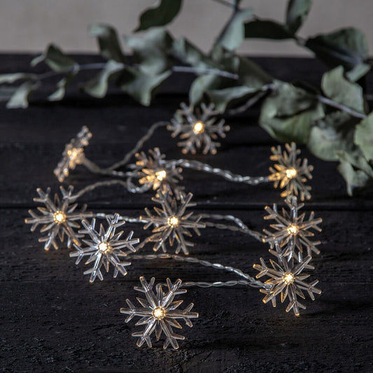 STAR TRADING LED-Minilichterkette, 10 warmweiße LEDs