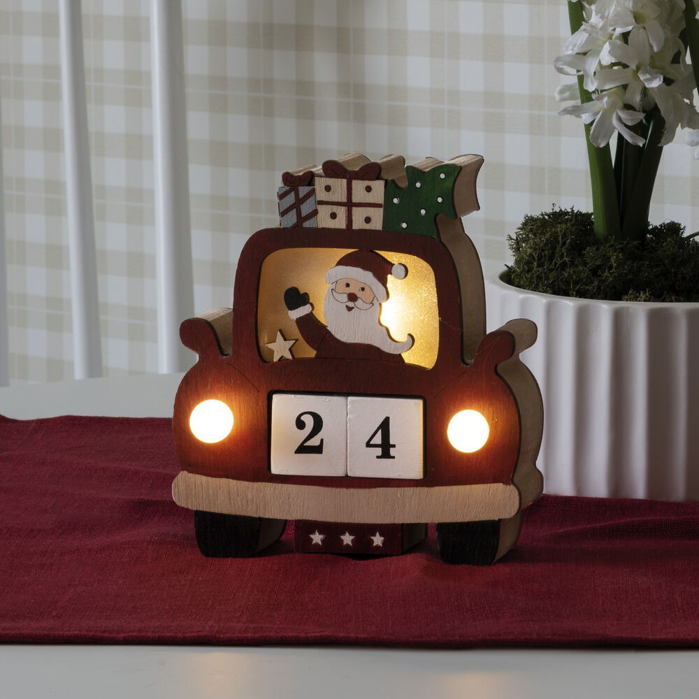 KONST SMIDE LED-Weihnachtsfigur DATUMSWÜRFEL 3 x warmweiße LEDs
