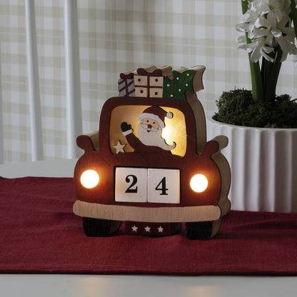 KONST SMIDE LED-Weihnachtsfigur DATUMSWÜRFEL 3 x warmweiße LEDs