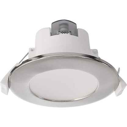 LED-Einbaustrahler CCT, 7W, eisen gebürstet/weiß