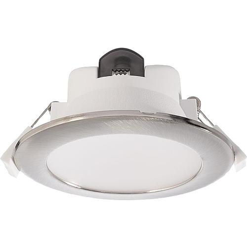 LED-Einbaustrahler CCT, 8W, eisen gebürstet/weiß