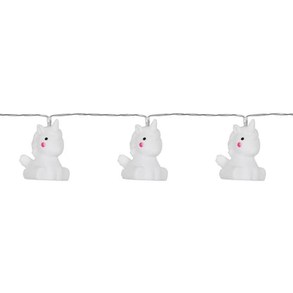 STAR TRADING Kinderlichterkette, EINHÖRNER, 10 warmweiße LEDs